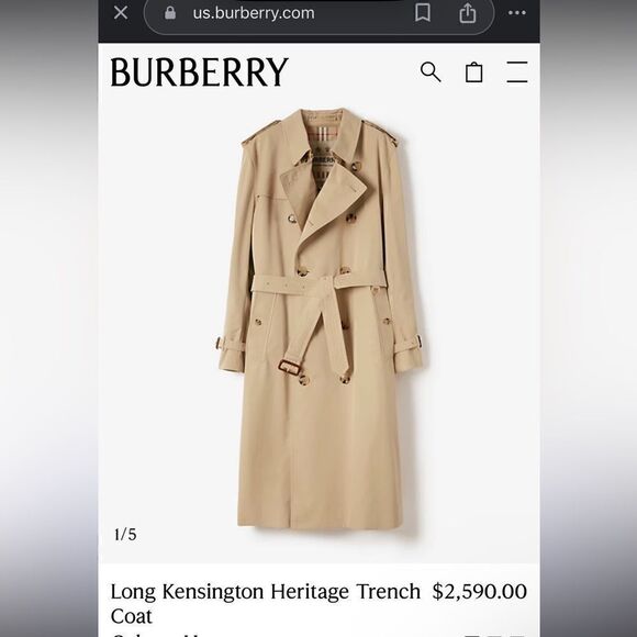 COPY - Long Kensington Heritage Trench Coat - Picture 1 of 6